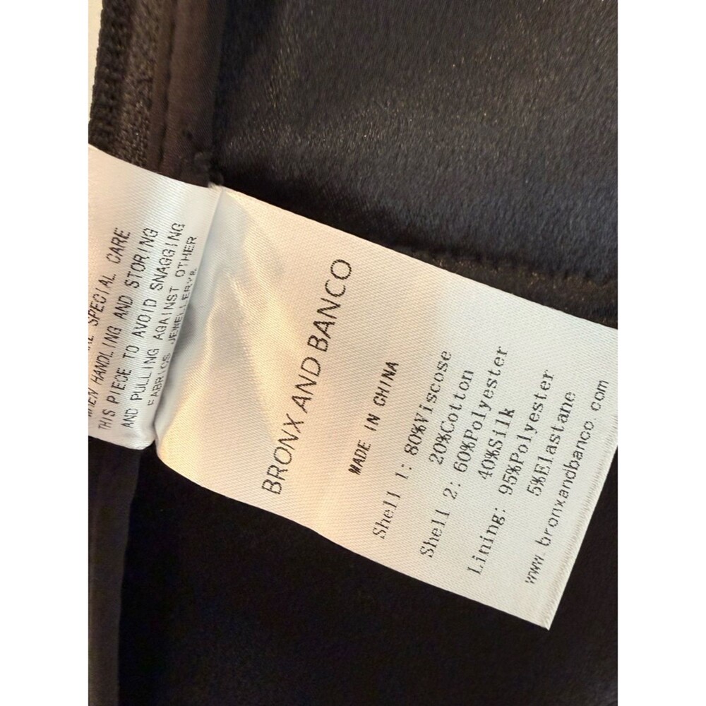 New Bronx and Banco Wednesday Long-Sleeve White Collar Minidress - Picture 12 of 16